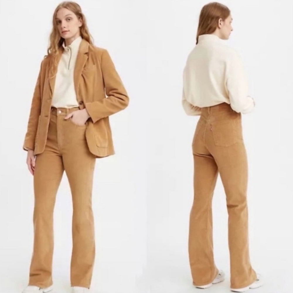 Levi's Vintage Inspired Corduroy Blazer In Iced Coffee Size Xs View 4